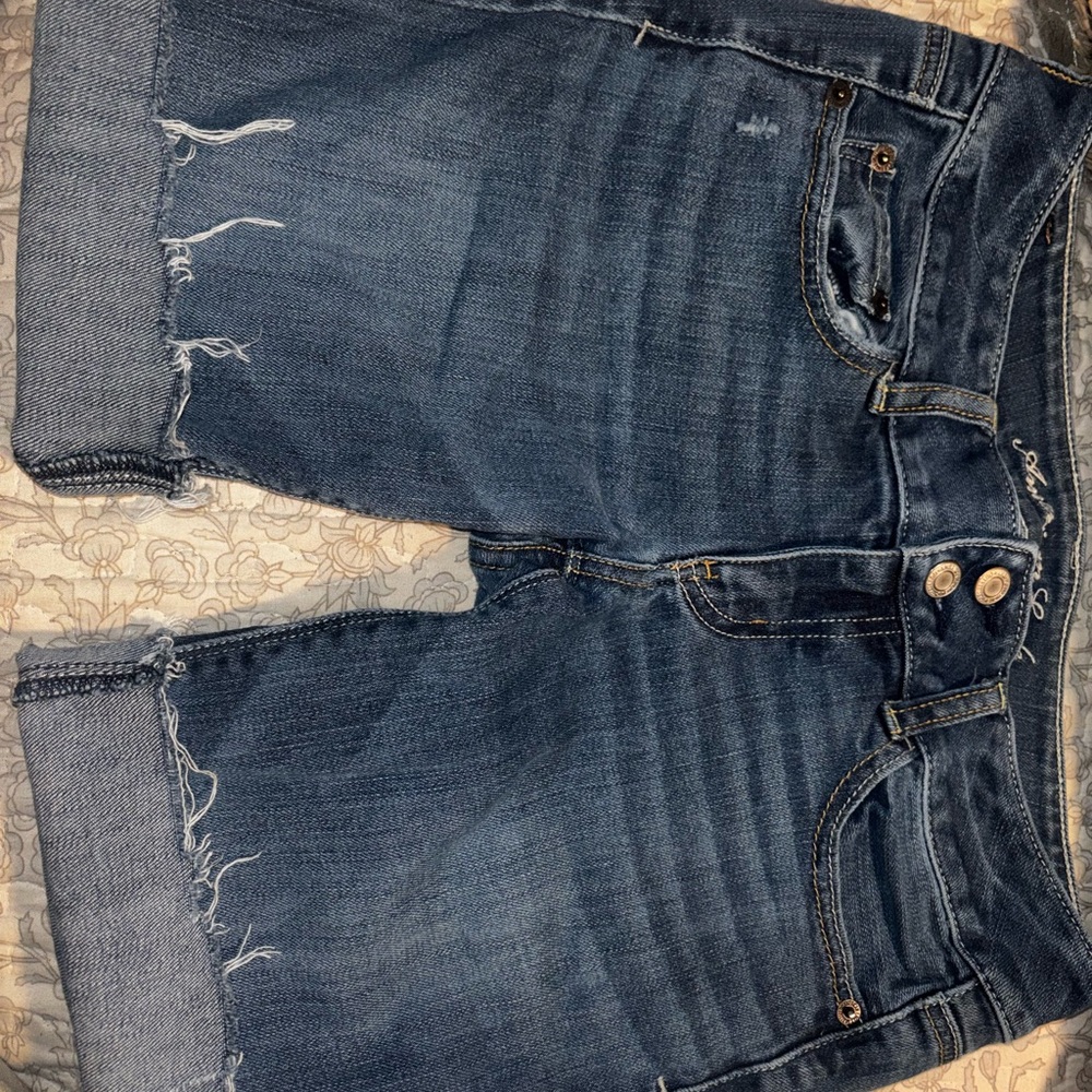 American Eagle Outfitters Dark Blue Jean Shorts